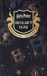 Školský diár Harry Potter (september 2024 – december 2025), 9,8 × 14,5 cm