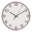 House Nordic Nástěnné hodiny GREENWICH  šedé, tichý chod ø35 cm