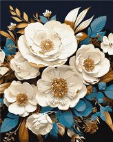 Malowanie po numerach - Biała symfonia 40x50cm