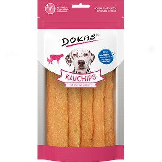 Dokas Žvýkací plátky s kuřecím masem a kolagenem 175 g