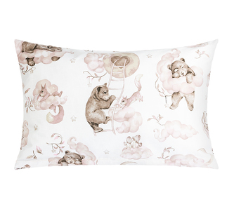 Povláček bavlna - Medvídek spící - 40x60cm na zip ( pouze povlak )