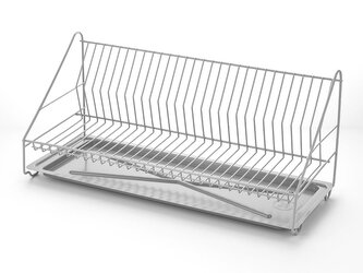 JEDNODUCHÝ SUŠÁK NA NÁDOBÍ 60 S PODŠÁLKEM STŘÍBRNÝ -MET