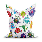 Sedací vak Barevné příšerky: 150x100 cm