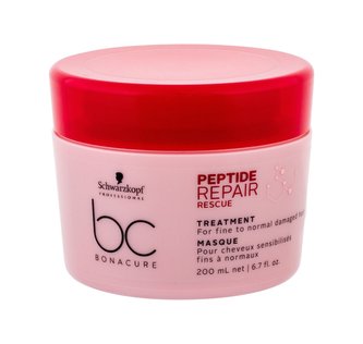 Schwarzkopf Professional Obnovující maska pro poškozené vlasy BC Bonacure Repair Rescue Peptide (Treatment) Obnovující maska pro poškozené vlasy BC Bonacure Repair Rescue Peptide (Treatment) - Objem 200 ml woman