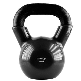 Kettlebell pokrytý vinylem HMS KNV12 12 kg, černý Velikost: 12 kg