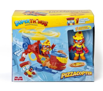 Figurka SuperThings S Vrtulník s vystřelovačem disků Figurka SuperThings S Vrtulník s vystřelovačem disků