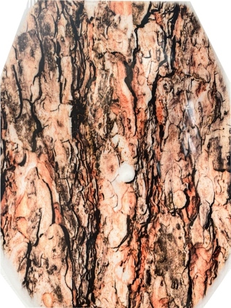 WC deska kůra stromu