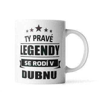 Hrnek Ty pravé legendy se rodí v dubnu: 330 ml
