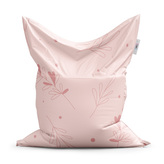 Sedací vak Růžové lístky: 150x100 cm