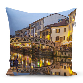 Polštář Město: 40x40 cm