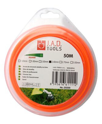 struna čtverec 2,7mm 50m blistr