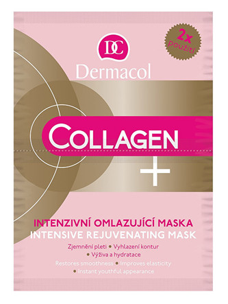 Dermacol Intenzivní omlazující maska Collagen plus (Intensive Rejuvenating Face Mask) 2 x 8 g woman