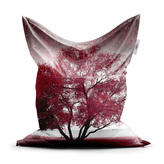 Sedací vak Červený strom: 150x100 cm