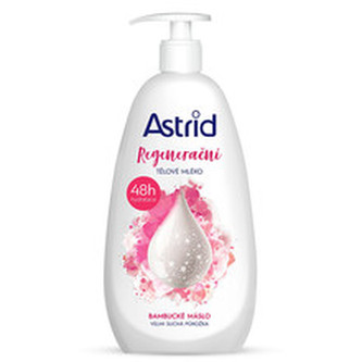 Astrid Regenerační tělové mléko s bambuckým máslem na velmi suchou pokožku 400 ml woman