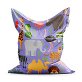 Sedací vak Animované safari: 150x100 cm