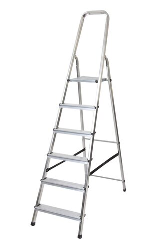 schůdky Al 1x6 jedn.s madlem 125 kg