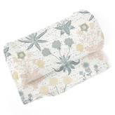 Deka Šedé květiny: 190x140 cm