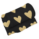 Deka Zlatá srdíčka: 190x140 cm