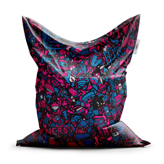 Sedací vak Kreslené obrázky: 150x100 cm