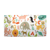 Ručník Zoo abeceda: 70x140 cm