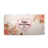 Ručník Tým nevěsty srdce: 30x50 cm