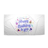 Ručník Happy birthday to you 3: 50x100 cm