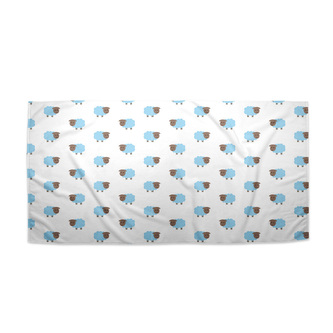 Ručník Modré ovce: 30x50 cm