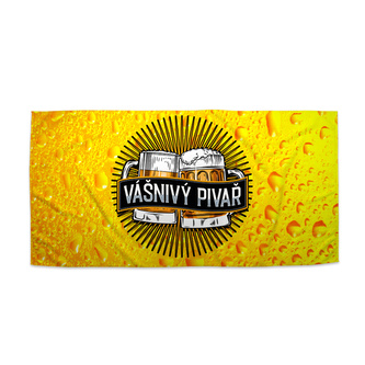 Ručník Vášnivý pivař: 70x140 cm