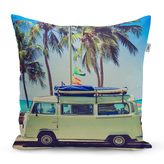 Polštář Veterán na pláži: 40x40 cm