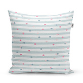 Polštář Tečky a pruhy: 50x50 cm