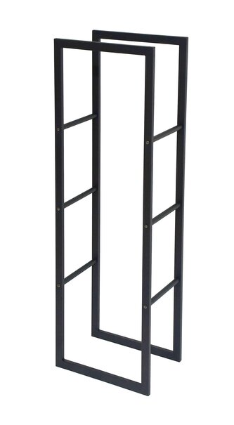 stojan na krbové dřevo 40x25x125 cm