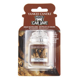 Yankee Candle Luxusní visačka do auta Kůže (Leather) 1 ks unisex