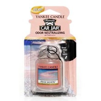 Yankee Candle Luxusní visačka do auta Růžové písky (Pink Sands) 1 ks unisex