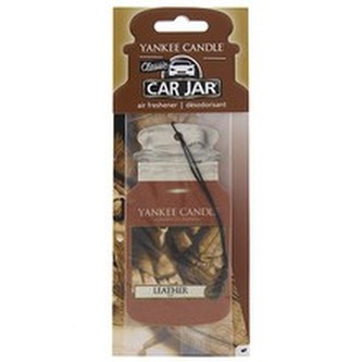 Yankee Candle Papírová visačka do auta Kůže (Leather) 1 ks unisex