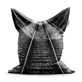 Sedací vak Koleje: 150x100 cm