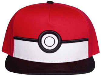 Snapback kšiltovka Pokémon: Pokéball (nastavitelná)