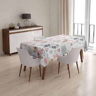 Ubrus Malované kočičky: 130x130 cm Ubrus Malované kočičky: 130x130 cm