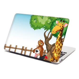 Samolepka na notebook Zvířátka 2: 29x20 cm