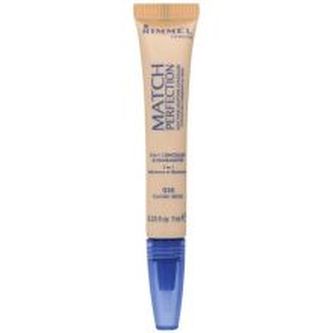 Rimmel Korektor a rozjasňovač 2 v 1 Match Perfection 7 ml Korektor a rozjasňovač 2 v 1 Match Perfection 7 ml - Odstín 010 Porcelain woman