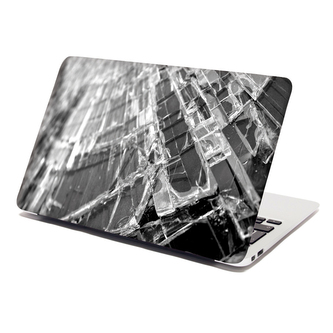 Samolepka na notebook Rozbité sklo: 38x26 cm