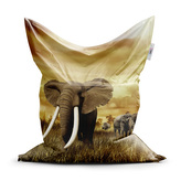 Sedací vak Slon Africký: 150x100 cm