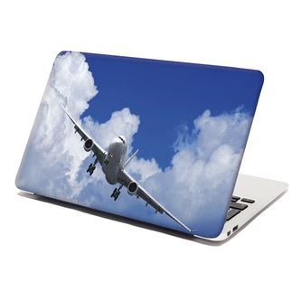 Samolepka na notebook Letadlo při přistání: 29x20 cm