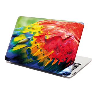 Samolepka na notebook Barevné peří 2: 38x26 cm