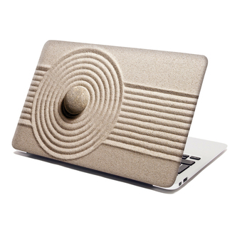 Samolepka na notebook Otisk v písku: 38x26 cm