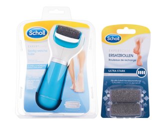 Scholl Dárková sada Elektrický pilník na chodidla s mořskými minerály Velvet Smooth + 2 hlavice extra hrubé woman