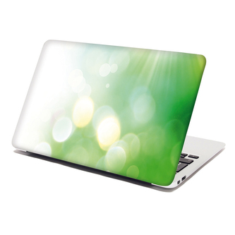 Samolepka na notebook Zelená abstrakce: 29x20 cm