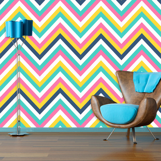 Tapeta Duhové klikyháky: 336x220 cm