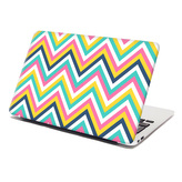 Samolepka na notebook Duhové klikyháky: 38x26 cm