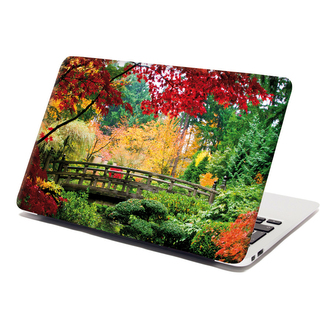 Samolepka na notebook Most v parku: 29x20 cm
