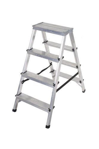schůdky Al 2x4 oboustr. 150 kg